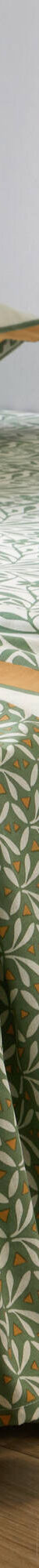 Linge de lit Clarisse en coton imprimé (vert) Linge de lit Clarisse en coton imprimé (vert)